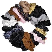 24pc Mixed Media Scrunchie Pack // CLEARANCE