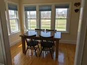 Four Square Legs Red Oak Light | Minnesota Farmhouse Custom Dining Tables and Furniture