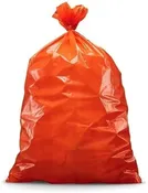 Orange Heavy Duty Contractor Trash Bags, 4Mil, Value Pack 100 Count, Extra Stren