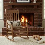 1850 Slat Jumbo Maple Rocker