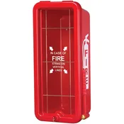 10 lb. FireTech™ Molded Fire Extinguisher Cabinet, Red