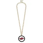 Add Some Flavor Razorbacks Medallion Necklace