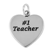 #1 TEACHER HEART *MADE TO ORDER