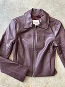 Abercrombie & Fitch women Jacket Maroon XXS