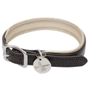 Leather Collar Platinum Gold