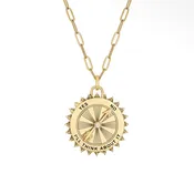 DECIDER NECKLACE, GOLD — JOHNNIE Q