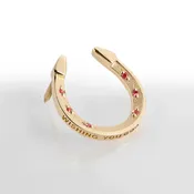 LIMITED-EDITION 14k Kentucky Derby® Gold and Ruby Lapel Pin
