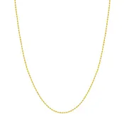 14K Yellow gold Diamond Cut Rope Chain