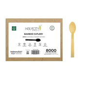 5.5" Bamboo Dessert Spoons