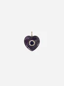 Amethyst Heart Pendant