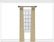 Drapery House Panels - 44069 Sold as a pair