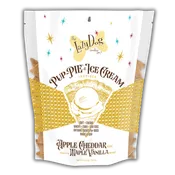 Apple Cheddar Slice Swirled with Maple Vanilla Scoop