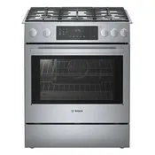 Bosch HGI8056UC 800 Series 30" Stainless Steel Gas Range