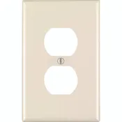 1 Gang Mid Size Duplex Receptor Plate
