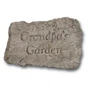 10" Garden Stone - Grandpa's Garden