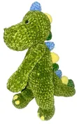 12" DEWEY THE DINOSAUR CHENILLE HAND CROCHET DOLL