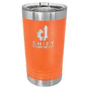 16 oz. Stainless Steel Pint with Slider Lid
