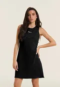 Abito con Motivo Grafico e Dettaglio Cut-Out