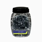 10 Pound Jar of 1/4" Fire Glass Shards