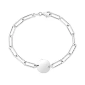 CIRCLE PAPERCLIP LINK BRACELET