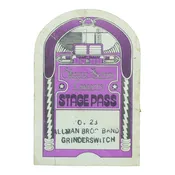1970s Allman Brothers Band Electric Factory Concerts Stage Pass