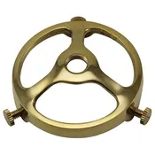 2-1/4" Cast Brass Lamp Shade Holder - Unfinished Brass