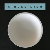 Circle dish P21 — Painted Plate