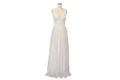 Beaded V-Neckline Gown