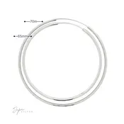 2mm Diamond Faceted Hoops