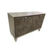 80935 (8524-27) A.R.T. Crocodile Embossed Console Cabinet 54x34x18