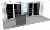 10x20ft Turnkey Trade Show Booth Rental - Pacifica