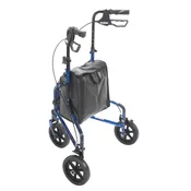 Drive Deluxe 3 Wheel Aluminum Rollator, 7.5" Casters