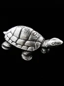 Tika - Brass Deity Pendant- Turtle