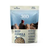 360 Pet Nutrition Beef Flavor Freeze Dried Dog Food