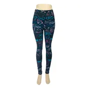 Blue Pacific Tattoo Yoga Band Legging