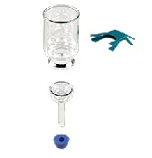 47mm Glass Microanalysis Holder, Glass Frit Support, 300 ml, 1L Flask