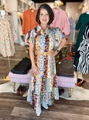 Alden Adair Luna Dress Golden Bouquet