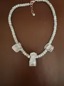 17″ Aquamarine Stunner Necklace/Rough Elegance