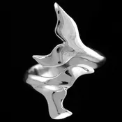 DOUBLE WHALE TAIL RING