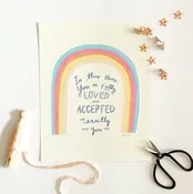 Abbie Ren Loved Art Print 8x10