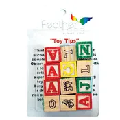 1 1/8" x 1 1/8" ABC Blocks