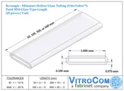 5010 – Rectangle Glass Tubing (VitroTubes™)