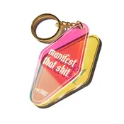 MIDNITE MINDS / MANIFEST THAT SHIT IRIDESCENT KEYCHAIN