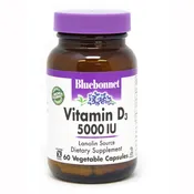 Bluebonnet VITAMIN D3 5000 IU veggie caps