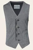 Adler Slim Fit Casual Vest - Black