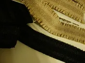 2-1/4 Ruffle Metallic Elastic