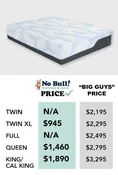 The 13″ Luxury Cooling Memory Foam