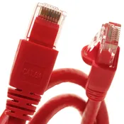 0.5Ft - Cat6A 24AWG Snagless Ethernet Network Patch Cable - Red
