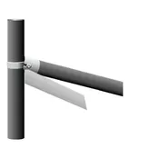 Corner Rail Fence Kit - Galvanized