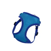 Coastal Comfort Soft Wrap Adjustable Dog Harness, Blue, 5/8-in x 16-in-19-in
